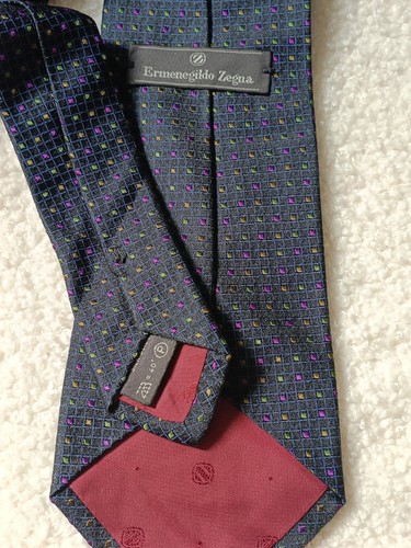 Cravate ermenegildo zegna soie - cravate,