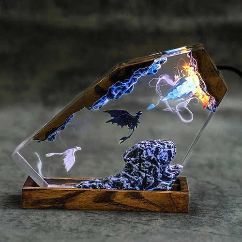 Figurines dragons résine - dragons,