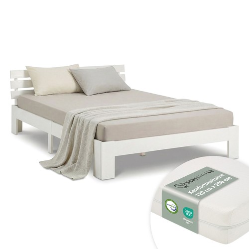 Lit double 120x200 avec - 120x200,