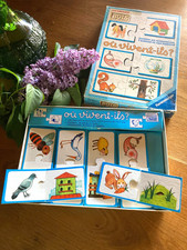 Jeu éducatif en bois - Ou