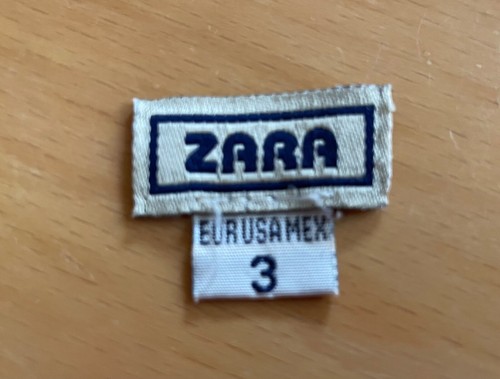 Zara étiquette tissé - zara,