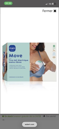 Mam move tire lait - move, électrique