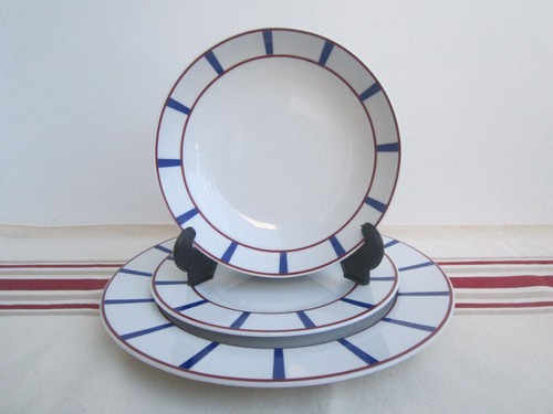 Assiettes basque porcelaine - 18,