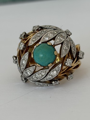 7914 bague dôme vintage - dôme,