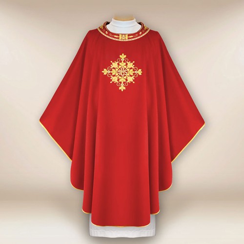 Chasuble brodée prêtre - chasuble,