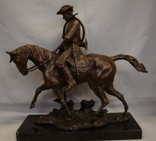 Statue Sculpture Cheval Chasse