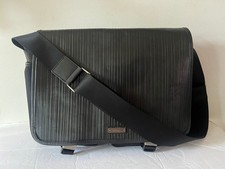 $899 MENS PAUL SMITH LEATHER CANVAS MESSENGER LAPTOP BAG