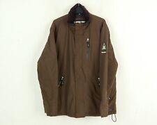 Gaastra Hommes XL Veste Coupe-Vent Marin Manteau Voile Yachting Marron Zip Haut