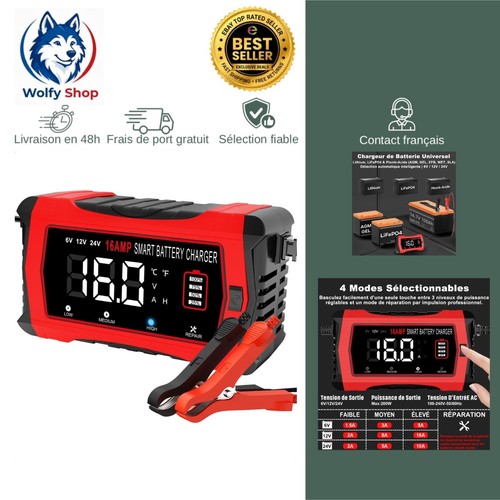 Htrc chargeur batterie voiture - batterie,
