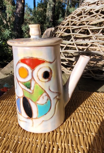 Cafetière céramique vintage - céramique,