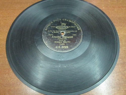 Disque gramophone avantur - gramophone,