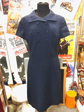 Robe Vintage Originale Bleu