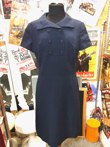 Robe vintage originale bleu - vintage,