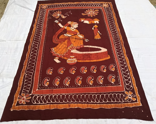 Femme indienne couvre lit - femme, couvre-lit
