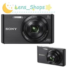 Sony Cyber-Shot DSC-W830 Digital Camera 8x Optical Zoom with Accessories Black
