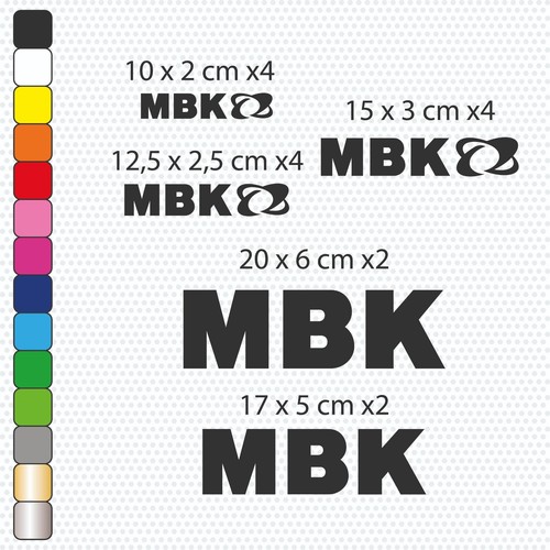 Mbk stickers vinyles - -,