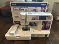 Brother PE525 Embroidery Machine, 4" x 4" Hoop, 70 Built-in Designs Used