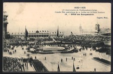 CPA Bruxelles, 75e Anniversaire de l´Indépendance Belge 1830-1905, Grande Fête  