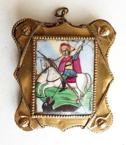 Petite icone reliquaire russe - petite,