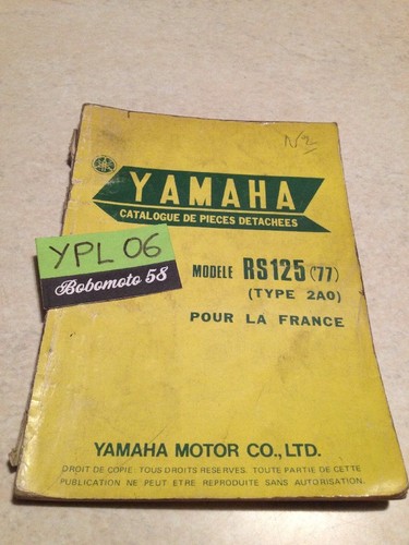 Yamaha parts list - , 77