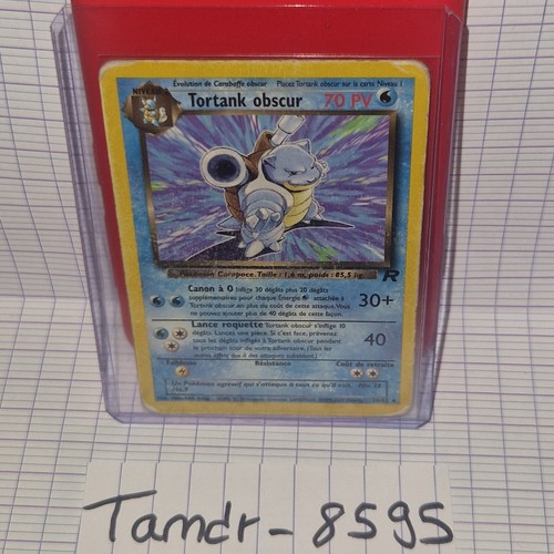 Carte pokémon tortank obscur - tortank,