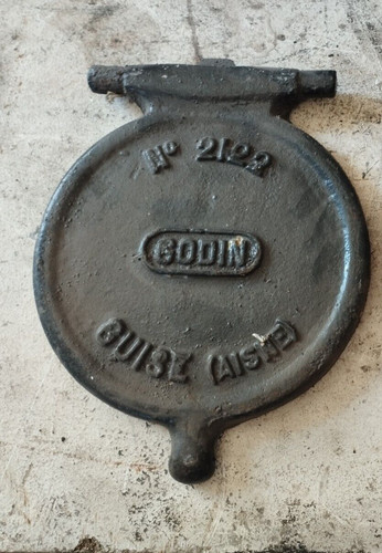 Couvercle fonte poële godin - poËle,