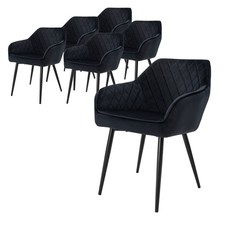 Lot de 6x chaises de salle à