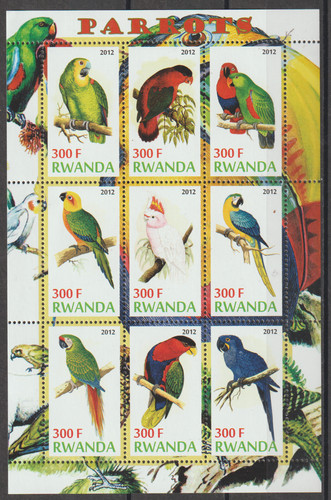 Rwanda bloc feuillet - rwanda., bloc-feuillet