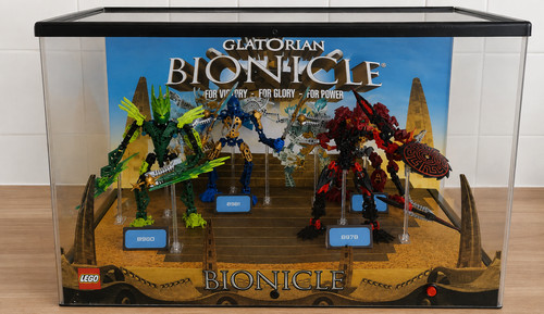 Vitrine bionicle officiel lego - vitrine,