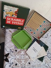 SCRABBLE DE VOYAGE .Édition FRANÇAISE.Complet. Lettres Vertes.N°6