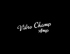 Vibro Champ-Amp Logo Decal