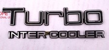 1981-1985 Volvo 240 Turbo / Intercooler Emblems  Metal OEM