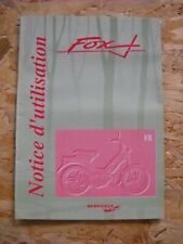 NOTICE D'UTILISATION