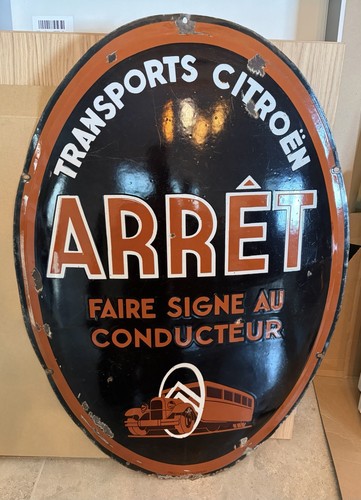 Citroën arrêt plaque - citroën,