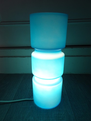 Lampe verre fitz - lampe, en