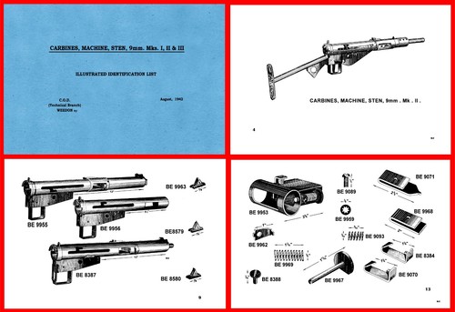 Sten machine gun illustrated - sten,