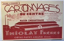 blotter advertising old Thiolat brothers Orval St Armand