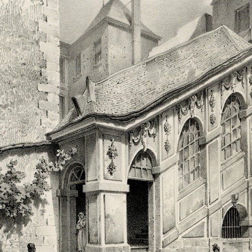 Paris rue cloitre saint - rue,