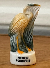 Fève Oiseau HERON POURPRE