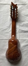 VTG Hand Carved Andean Charango 10 String Instrument Lute Guitar Face Carving