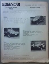 APAL JET BUGGY & AUKI orig 1970s Belgium Mkt Sales Leaflet Brochure in French