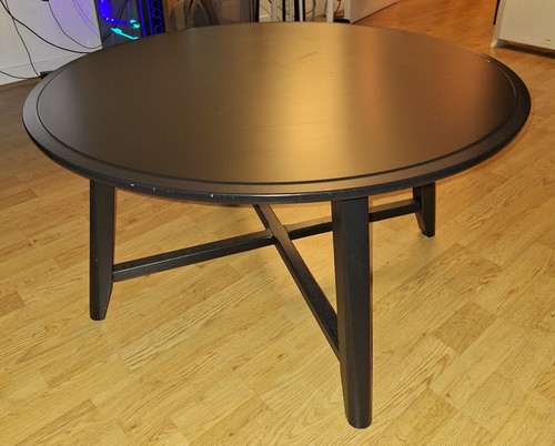 Table basse noire - table,