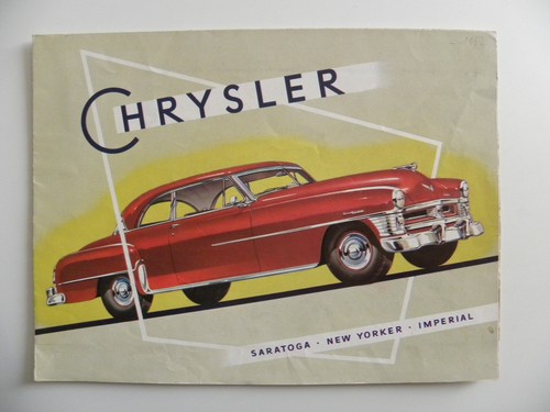 Brochure chrysler saratoga - brochure,