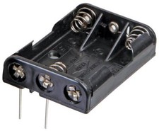 3X Porte-Pile AAA Contact À