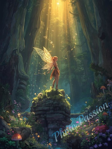 Poster fee foret feerique - poster,