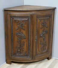 Louis XVI Walnut Carved Basket of Flowers and Ribbons Corner, 18th Century