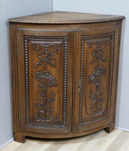Encoignure louis xvi noyer - louis,
