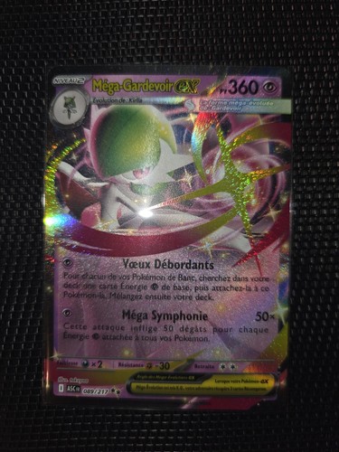 Carte pokémon méga gardevoir - carte,