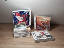 NINTENDO DS 3DS X5 BOÎTE VIDE + UN JEUX / POKÉMON MARIO EMPIRES ETC 