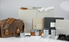 VERY RARE LEICA M9-P " EDITION HERMES "Série Limitée Jean-Louis Dumas 3 LENS SET